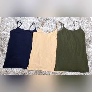 10/$10 F21 Bundle 3 Cotton Camisoles